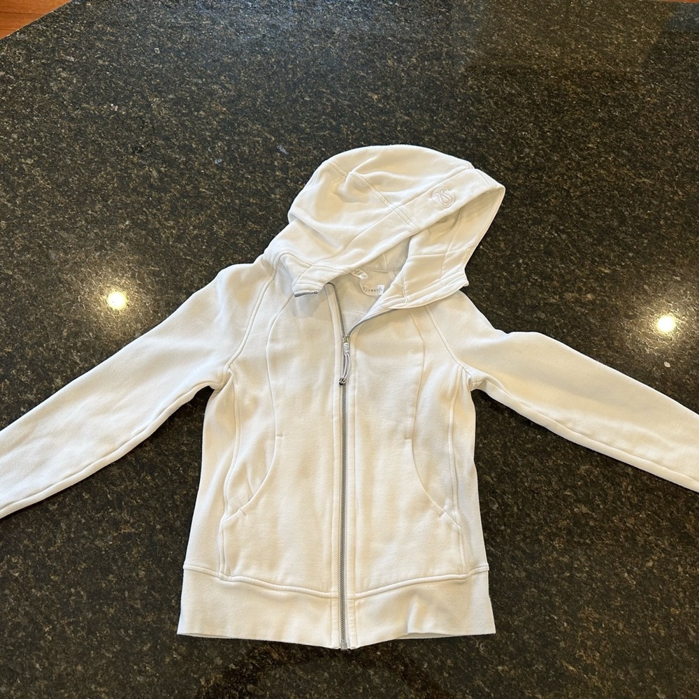 Lululemon white hoodie.